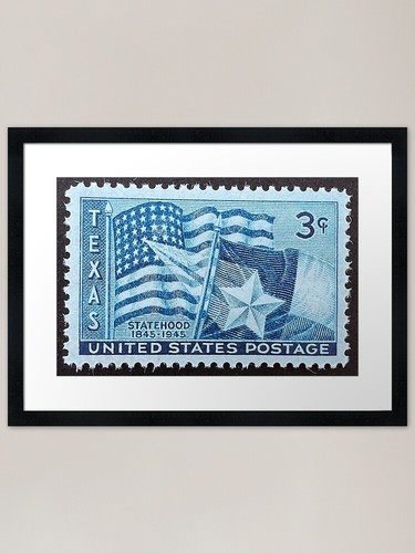 Texas state vintage postage - texas,