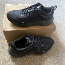 Mens Nike Downshifter 12 Trainers / Running Shoes Triple Black DD9293-002 UK8