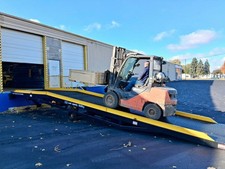 Yard Ramp, Trailer Dock, Forklift Ramp, 35Ft 83"W 22000Lb Cap – Local Pickup