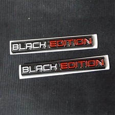 2x White Matte Red BLACK