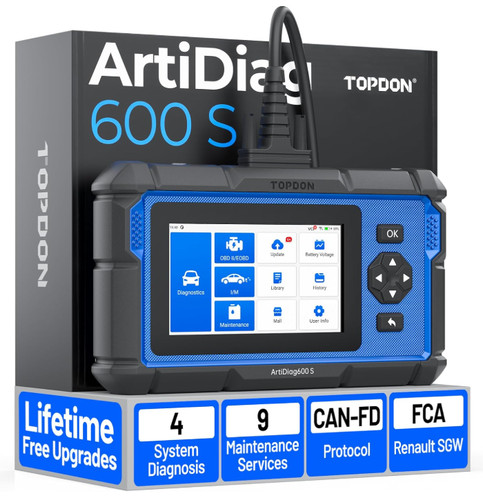 Topdon artidiag600s obd2 code - topdon,