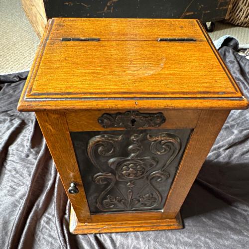 Vintage wood metal smokers - wood,