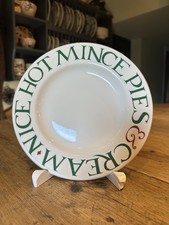 Emma Bridgewater 2019 Christmas Toast 'Mince Pies' 8 1/2"" Plate