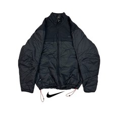 Nike Down Filled Puffer Jacket Men's Silver Vintage 2000s Y2K Large