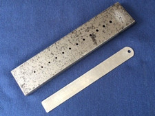 Antique SHAKESPEARE jeweller's 12-hole drawplate