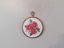 Framed Wall Hanging Plaque Miniature Wall Art Print Flowers Floral Art Picture