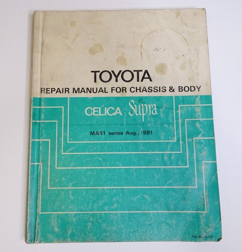 Toyota celica supra repair - toyota,