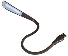 Black Flexible USB 14 LED Lamp