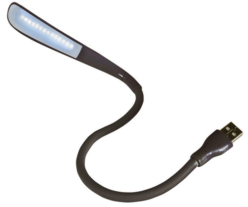 Black flexible usb led lamp - 14,