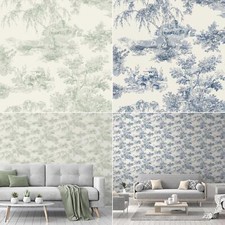 Toile jouy trees wallpaper - jouy,