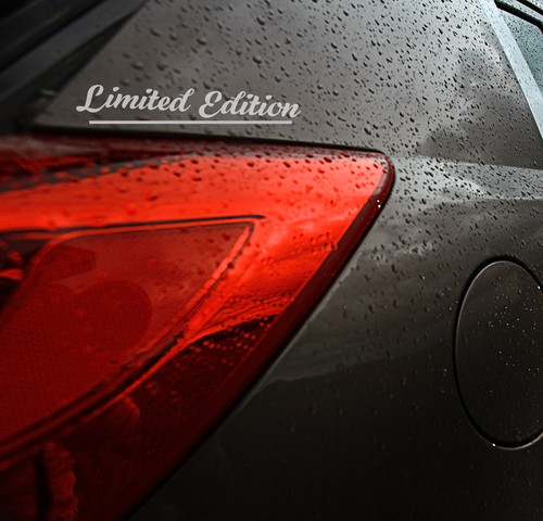 Limited edition car window - edition,