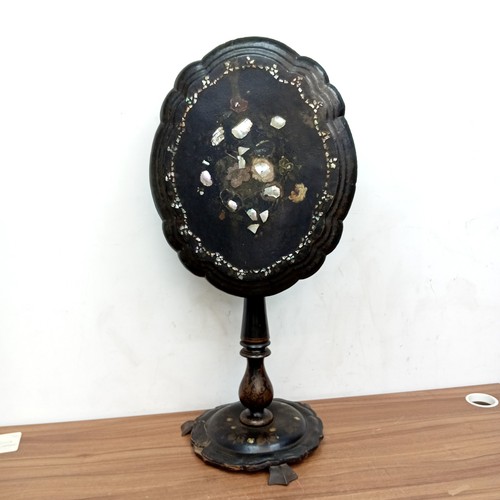 Victorian papier mache - mache, tilt