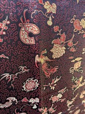 2 Metres Chinese Brocade Fabric With Dragons X90cm B61
