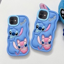 Angle Stitch 3D Wave Silicone Soft Phone Case For iPhone 15/14/13/12/11 XR 6 7 8
