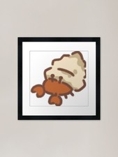 Hermit Crab Framed Art Print