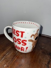 Boofle Best Boss Ever Mug Novelty Gift New Unused