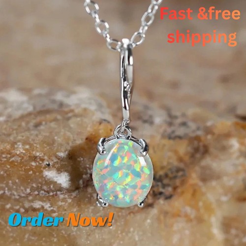 White opal fire - opal,