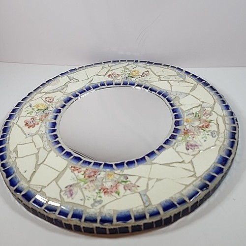 Hand crafted mosaic mirror - mosaic,
