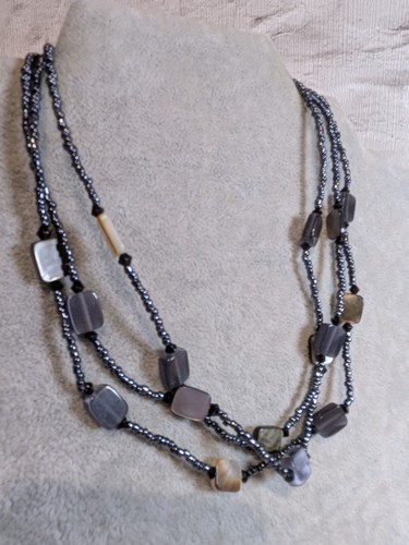 Layered necklace multi - layered,