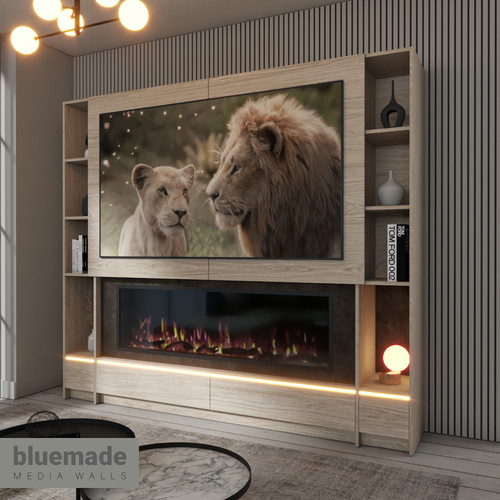 2400mm media wall - 2400mm, tv