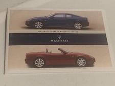 2002 Maserati Coupe & Spyder