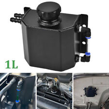 Coolant Water Expansion Tank Bottle Header Black Aluminium Universal Car Kit