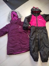 Regatta Cat Rain Puddle Suit And Trespass Waterproof Winter Coat 3-4 Years
