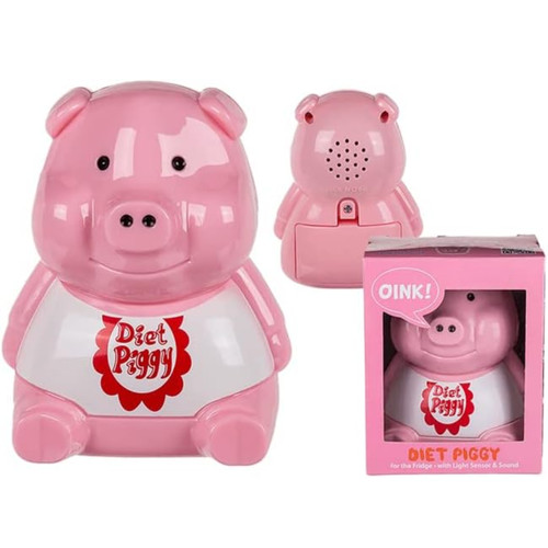 Diet pig piggy fridge alarm - pig,