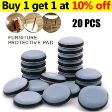 Furniture Sliders Protector Sofa 20pcs Dining Chair Feet Glider For Carpets UK