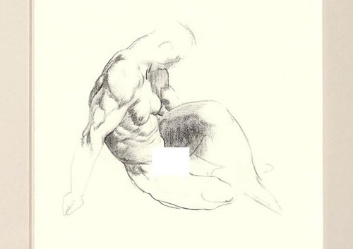 Vintage male nude - vintage,