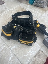 Dewalt Heavy Duty Leather Tool Apron Work Belt Storage 