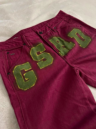 Star raw burgundy straight - g-star,