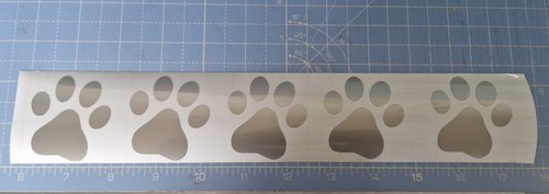 Paw print decal - print, sticker