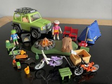 Playmobil Camping Tents, Camp Fire Bundle