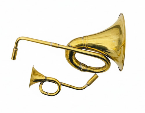 Vintage hearing trumpet - trumpet, set