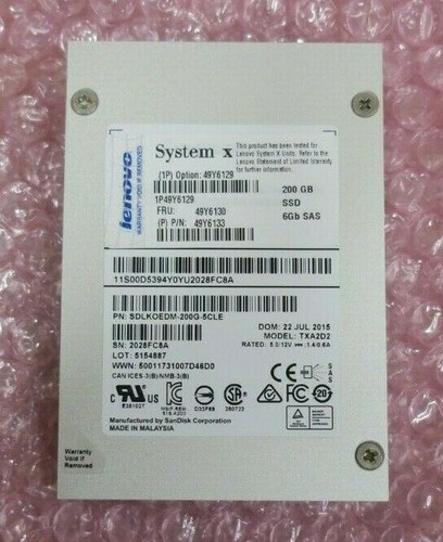 Lenovo system 200gb sas - system,