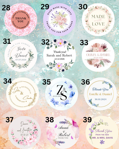 Custom round stickers - round,