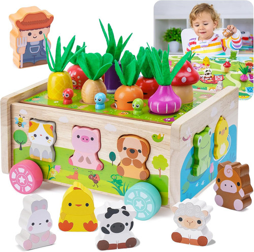 Toddler montessori wooden - toddler, farm