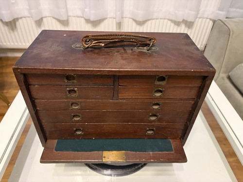 Antique wooden multi - antique, multi-drawer