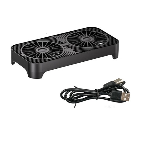 Abs black cooling fan base - abs,