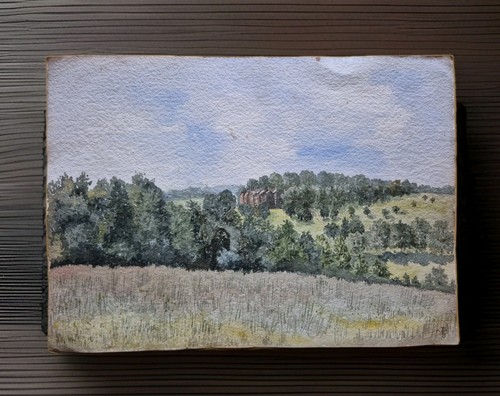 Landscape antique artwork by - landscape,