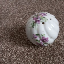 Ceramic Pomander flowers made