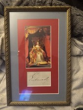 Framed Queen Victoria