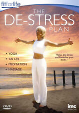 The De-stress Plan - Yoga Tai Chi Meditation Massage DVD (2004) Lucy Great Value