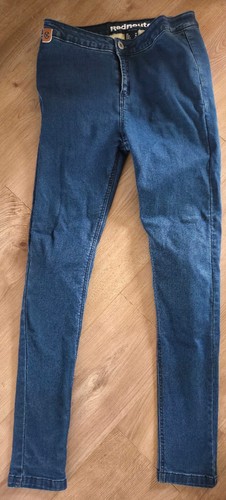 Red route motorcycle jeans - red,
