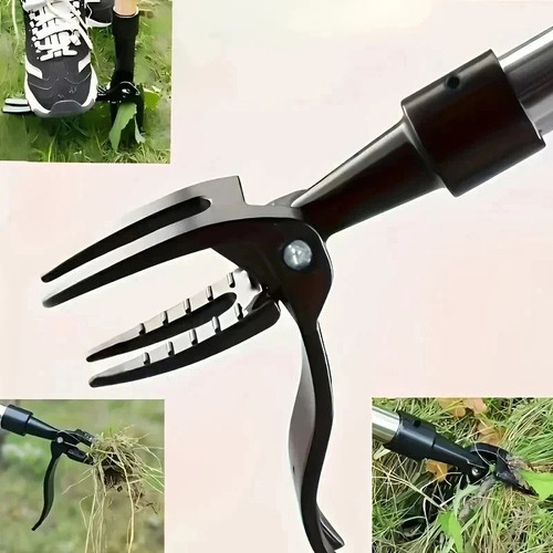 Manual stand weeder puller - up,