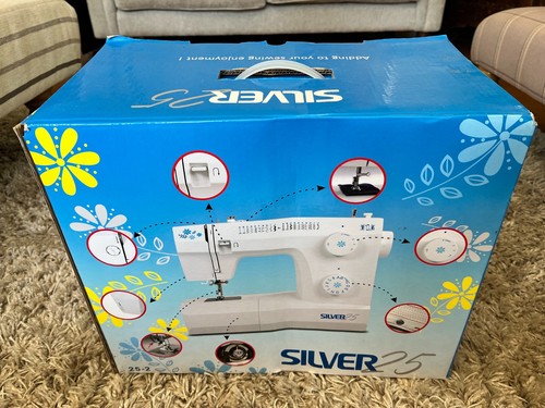 Silver sewing machine - silver, 25