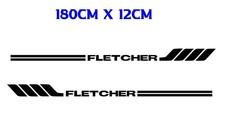 6ft FLETCHER Side Decal vinyl
