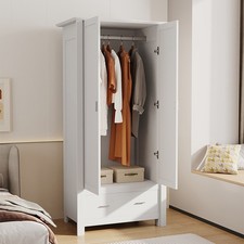 2 Door Wardrobe with 1 Drawer