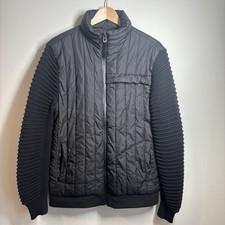 883 Police Mens Black Quilted
